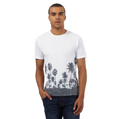 Red Herring White palm tree print t-shirt